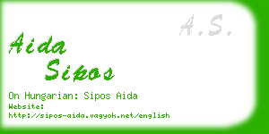 aida sipos business card